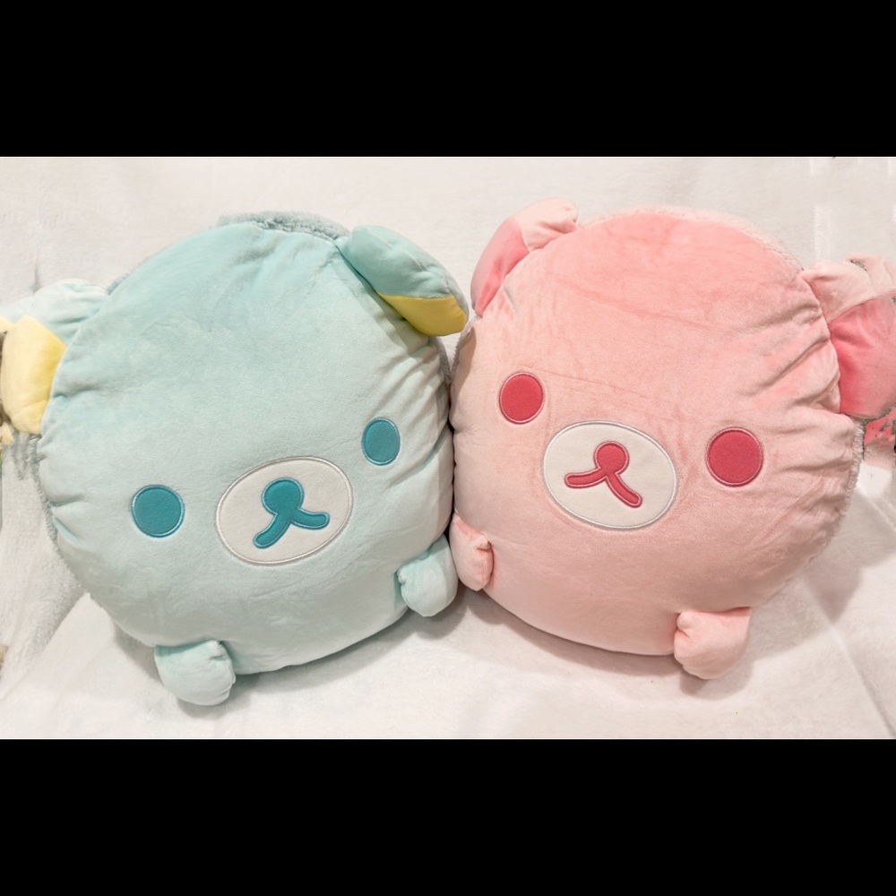 Rilakkuma - Soft Macaron Cushion XL Premium Sweets Color
